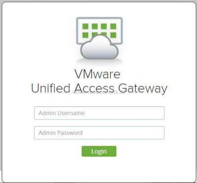 Unified Access Gateway 3.x Troubleshooting